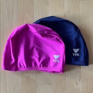 TYR Lycra Swim Cap Bundle